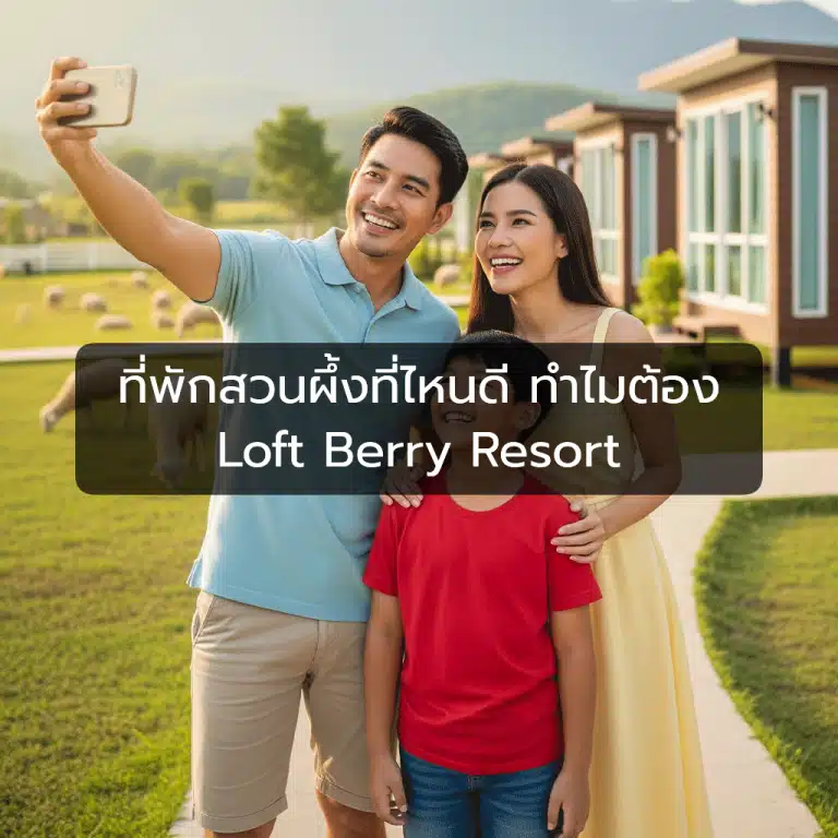 [ตัวอย่าง] ที่พักสวนผึ้งที่ไหนดี ทำไมต้อง Loft Berry Resort