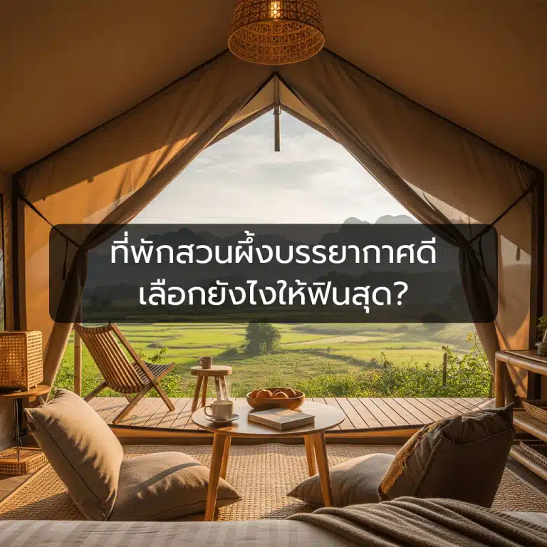 [ตัวอย่าง] ที่พักสวนผึ้งบรรยากาศดี: เลือกยังไงให้ฟินสุด?